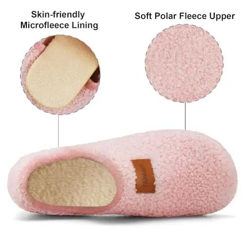 House Slippers for Women Men Indoor Barefoot Slippers Socks Furry Slip on House Shoes Cozy Comfy Slippers for Home Bedroom Travel Yoga - Love Salve